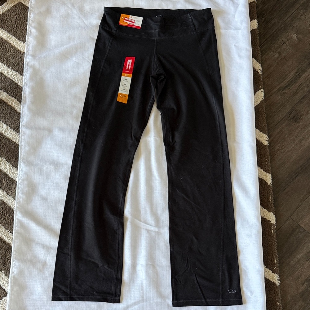 C9 by Champion Duo Dry Active Pants Medium Black Moisture Wicking NWT